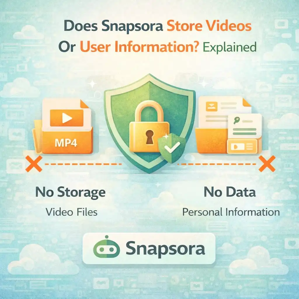 Does Snapsora Store Videos Or User Information? Explained