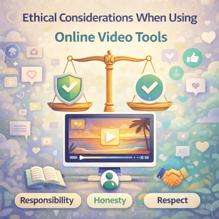 Ethical Considerations When Using Online Video Tools