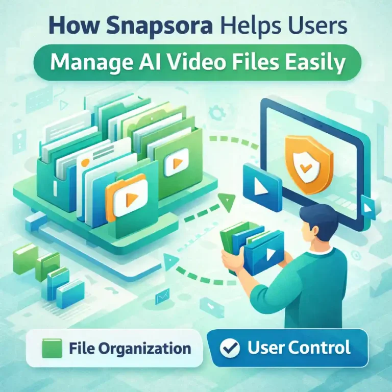 How Snapsora Helps Users Manage AI Video Files Easily