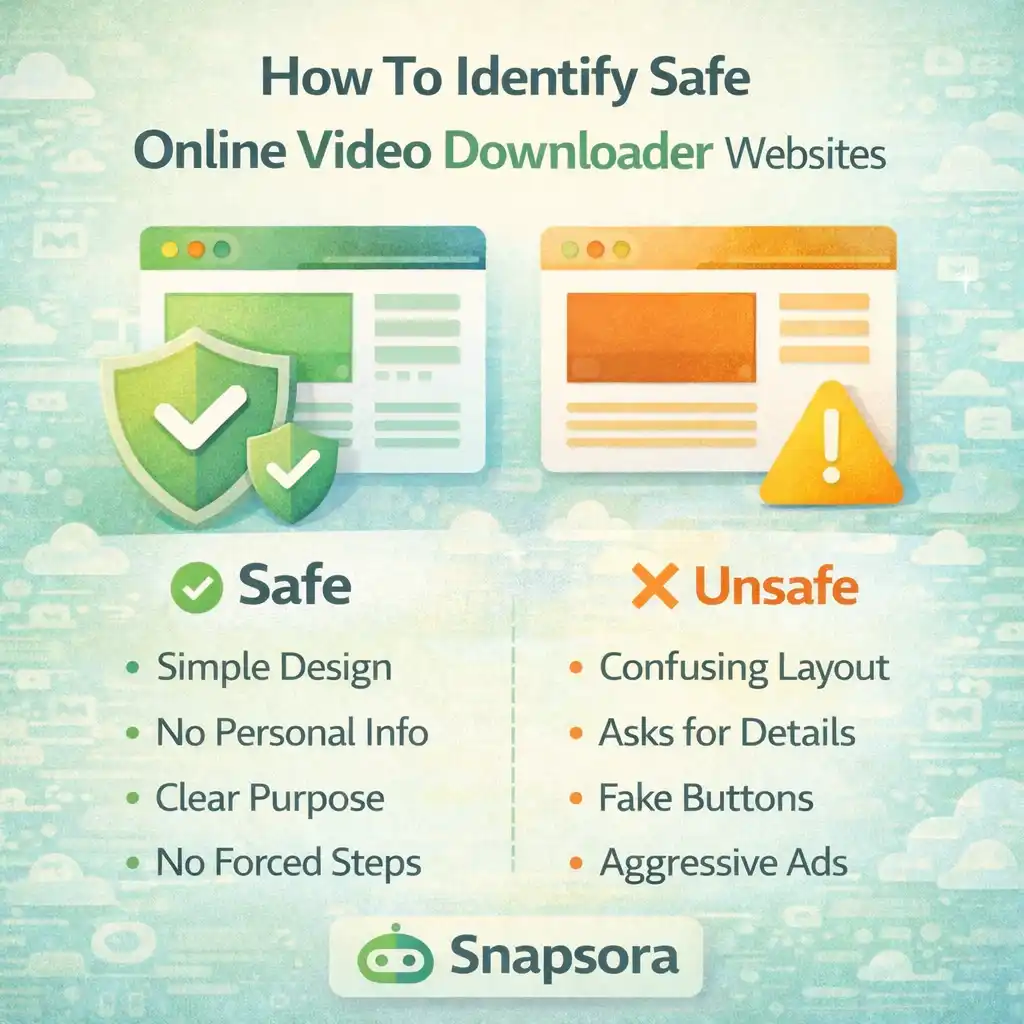 How To Identify Safe Online Video Downloader Websites