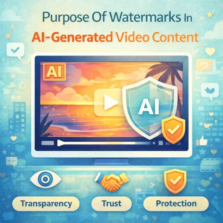 Purpose Of Watermarks In AI-Generated Video Content