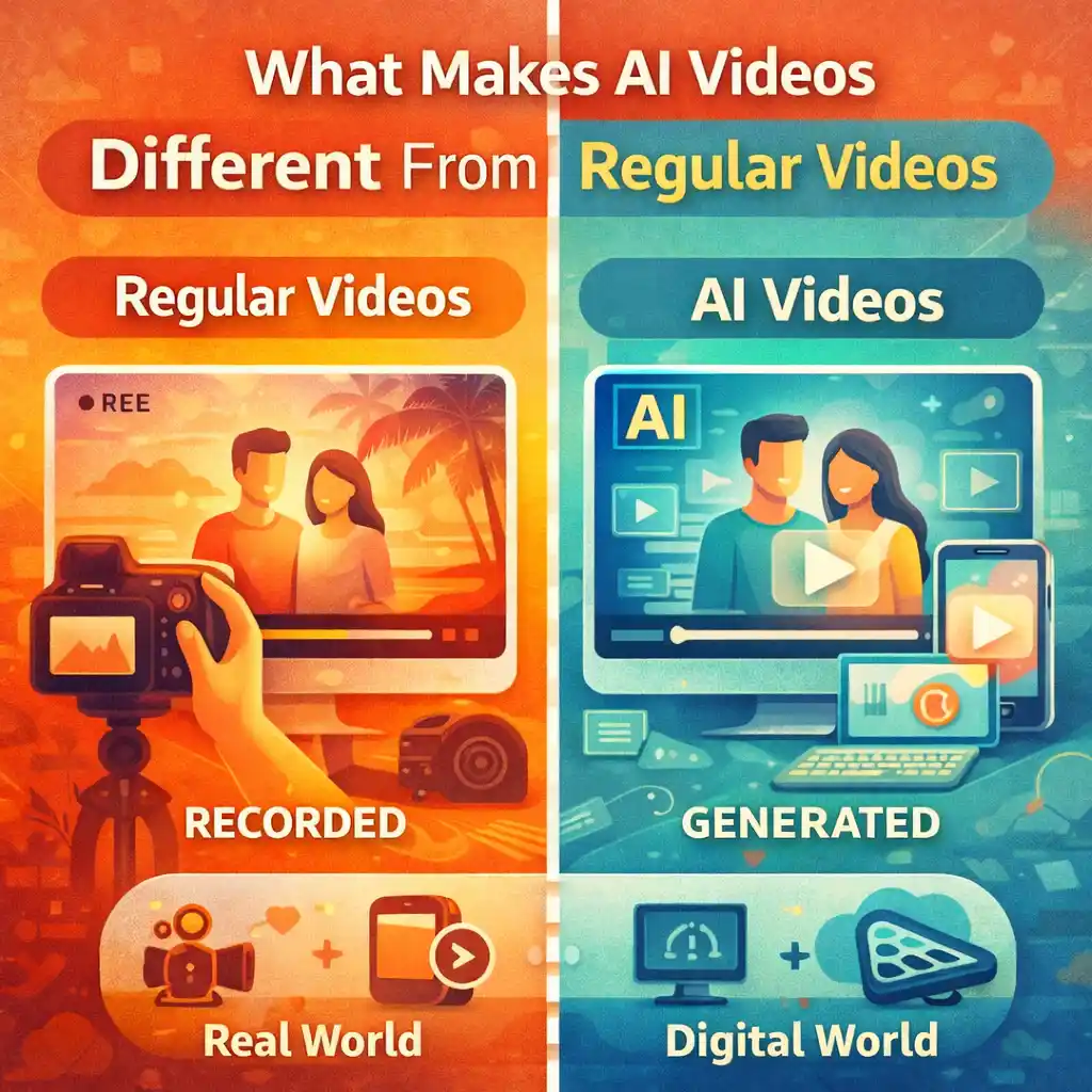 What Makes AI Videos Different From Regular Videos